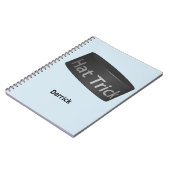 Pet Trick Puck met naam Notitieboek (Linkerzijde)