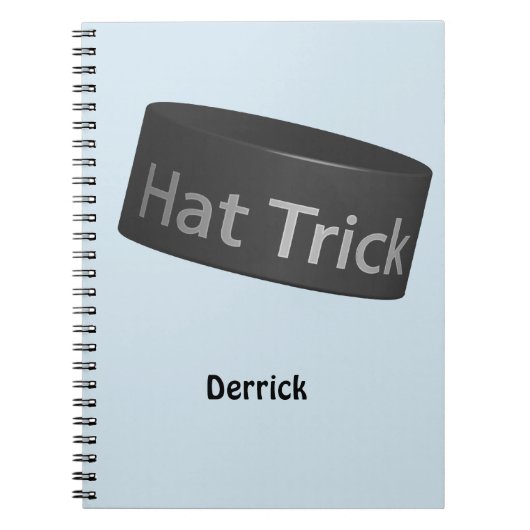 Pet Trick Puck met naam Notitieboek (Voorkant)