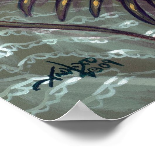 Pet Trilobite fantasy lowbrow Art Print (Hoek)