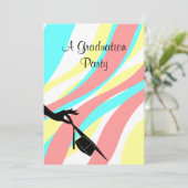 Pet Uitnodigingsfestive Streamers verwijderen Afst Kaart (Staand voorkant)