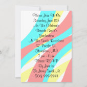 Pet Uitnodigingsfestive Streamers verwijderen Afst Kaart (Achterkant)