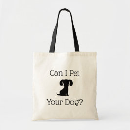 Pet Uw Dog Canvas tas