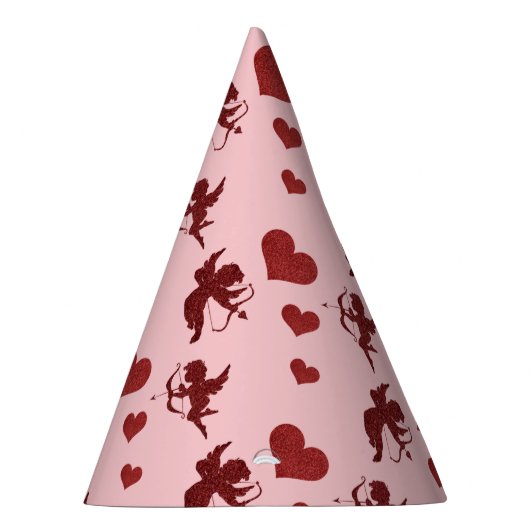 Pet Valentijnsdag partij Feesthoedjes (Rechts)