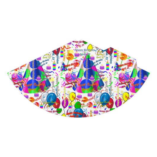 Pet van 23 april, Pet van de Birthday Party Feesthoedjes (Voorkant)