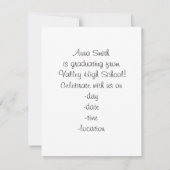 Pet van afstudeerder met diploma's - Kleuren van d Kaart (Achterkant)