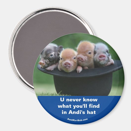 Pet van Andi Magneet (Voorkant / Achterkant)