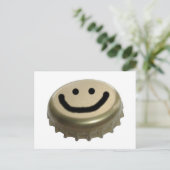 Pet van bier briefkaart (Staand voorkant)