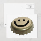 Pet van bier briefkaart (Voorkant / Achterkant)