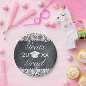 Pet van Blackboard & White Lace Pet Papieren Bordje (Feest)