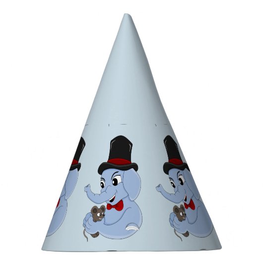 Pet van cartoon van de kleine olifant feesthoedjes (Rechts)