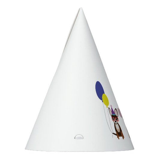 Pet van Chihuahua Birthday Party Feesthoedjes (Links)