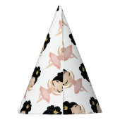 Pet van DansPrincess Ballerina Party Feesthoedjes (Achterkant)