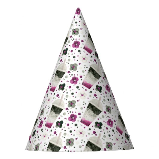 Pet van de Aseksuele Pride Party Feesthoedjes (Voorkant)