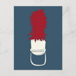 Pet van de Band met veren Briefkaart