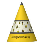 Pet van de Bee Art Party Feesthoedjes (Voorkant)