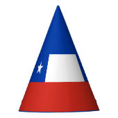 Pet van de Chileense vlaggenpartij Feesthoedjes (Voorkant)