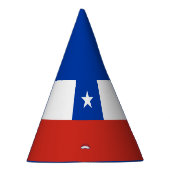 Pet van de Chileense vlaggenpartij Feesthoedjes (Rechts)