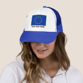 Pet van de Europese Unie | Blauwe EU Europa-vlag (In situ)