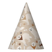 Pet van de Grote Pyreneeën en Botten Feesthoedjes (Links)