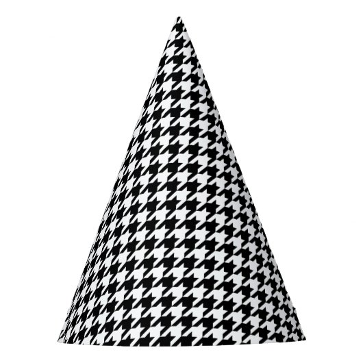 Pet van de Houndstooth Party van BW Feesthoedjes (Voorkant)