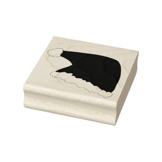 Pet van de kerstman rubberstempel (Stempel)