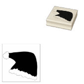 Pet van de kerstman rubberstempel (Gestempeld)