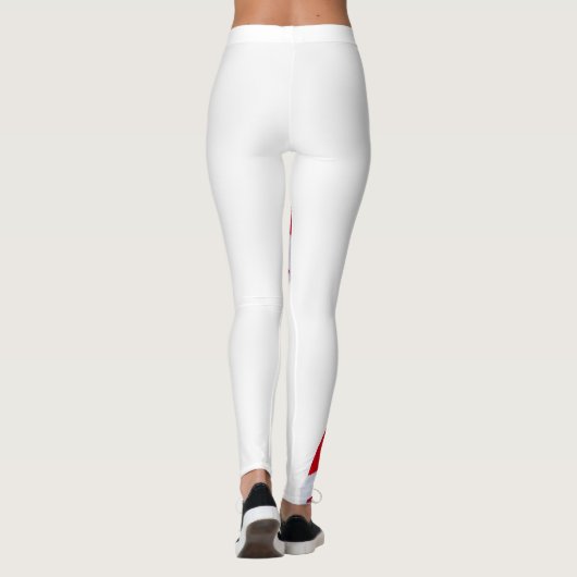 **PET VAN DE KERSTMAN** SCHATTIGE LEGGINGS (Achterkant)