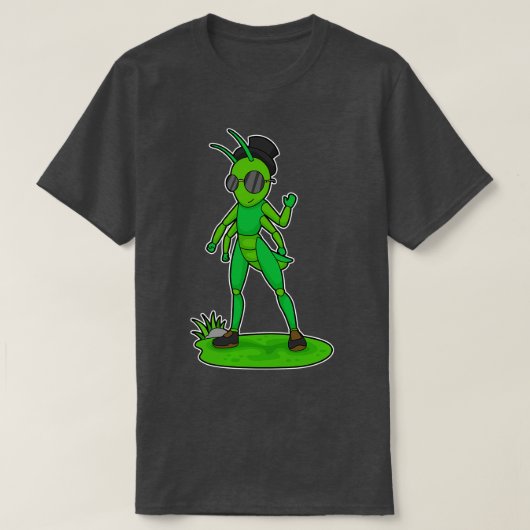 Pet van de kwartshelbril t-shirt (Design voorkant)