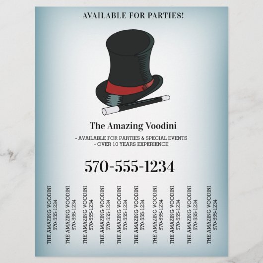 Pet van de Magicans en van de flyer van de flitsla (Voorkant)