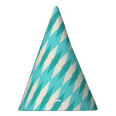 Pet van de Mid Century Modern Argyle Party Feesthoedjes (Rechts)