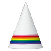 Pet van de moderne regenboogpartij feesthoedjes (Links)
