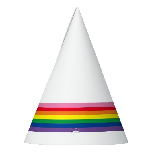 Pet van de moderne regenboogpartij feesthoedjes (Links)