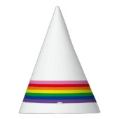 Pet van de moderne regenboogpartij feesthoedjes (Rechts)