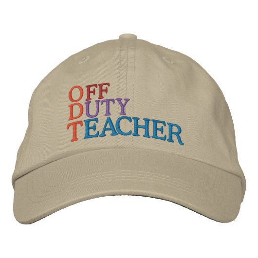 Pet van de "off-duty Teachers" door SRF (Voorkant)