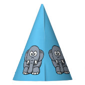 Pet van de olifant feesthoedjes (Achterkant)