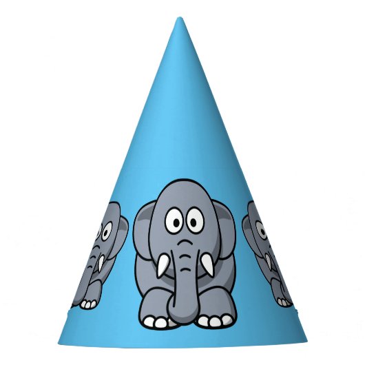 Pet van de olifant feesthoedjes (Voorkant)