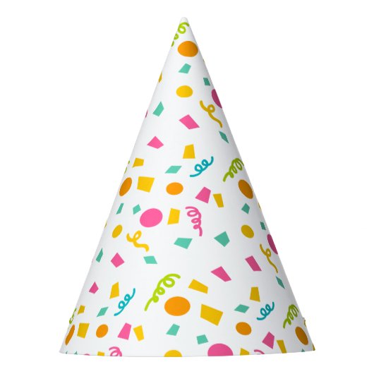 Pet van de partij Confetti Feesthoedjes (Voorkant)