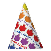 Pet van de partij Hanukkah "3D Dreidels" Feesthoedjes (Rechts)