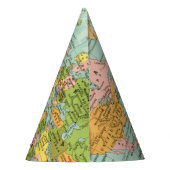 Pet van de partij - Multicolor-kaart Feesthoedjes (Achterkant)