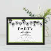 Pet van de Partij van de Afstuiving van de ballonn Kaart (Staand voorkant)