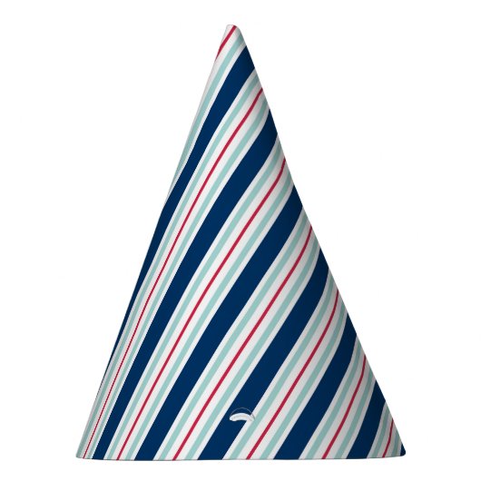 Pet van de Partij van de Streep van twee Toon het Feesthoedjes (Rechts)