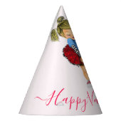 Pet van de Partij van de Valentijnsdag met het Rom Feesthoedjes (Links)