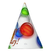 Pet van de partij - vogelbubbels feesthoedjes (Rechts)