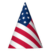 Pet van de Partiotic American Flag Party Feesthoedjes (Voorkant)