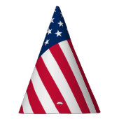 Pet van de Partiotic American Flag Party Feesthoedjes (Rechts)
