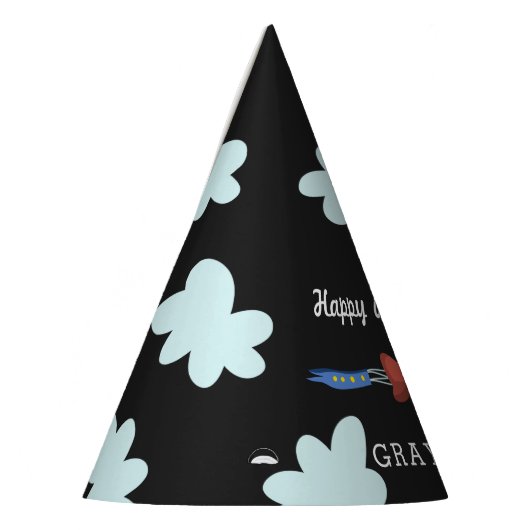 Pet van de persoonlijke partij van het vliegtuig F Feesthoedjes (Links)