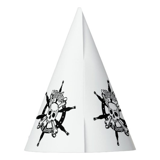 Pet van de Pirate Party Feesthoedjes (Achterkant)