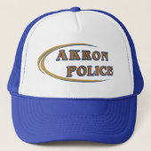 Pet van de politie van Akron Ohio. (Voorkant)