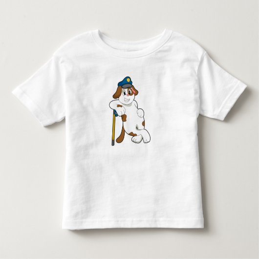 Pet van de politie van de honden kinder shirts (Voorkant)