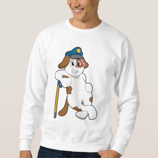 Pet van de politie van de honden trui (Voorkant)